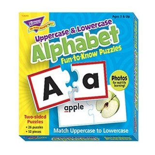 Fun-To-Know Puzzles - Uppercase & Lowercase Alphabet