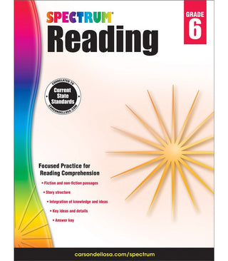 Spectrum® Reading Workbook - Grade 6