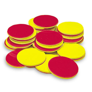 Red & Yellow 1" Counters