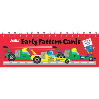Unifix Early Pattern Cards - Set 3, Patterns in 4's(DISC)