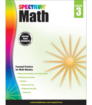 Spectrum® Math Workbooks - Grade 3
