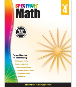 Spectrum® Math Workbooks - Grade 4