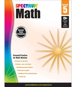 Spectrum® Math Workbooks - Grade 5