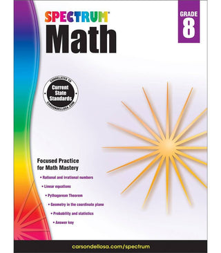 Spectrum® Math Workbooks - Grade 8