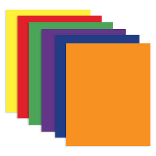 BAZIC Asst. Color 2-Pocket Portfolios