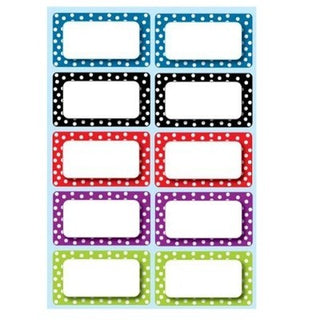 Color Dots Magnetic Name Plates