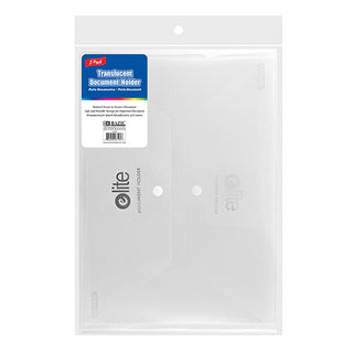 BAZIC Elite Letter Size Clear Document Holders (2/Pack)