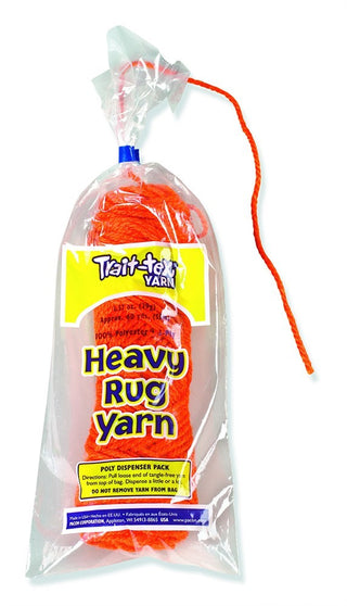Orange Heavy Rug Yarn (DISC)