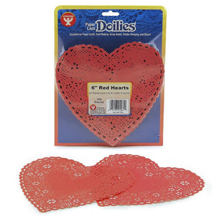 Red Heart Doilies (6")