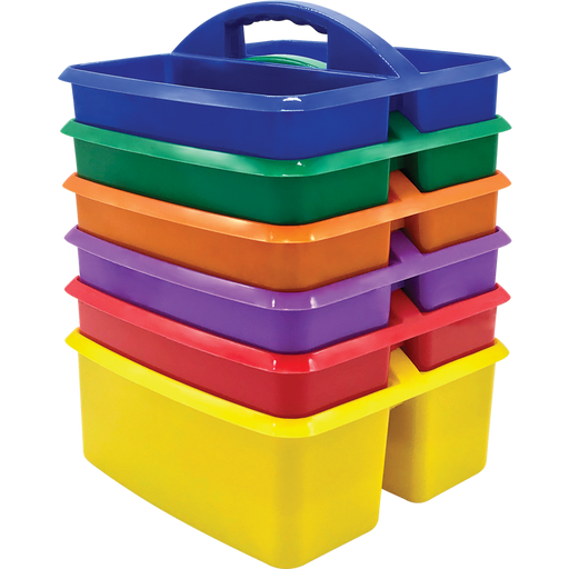 12 Pack Small Plastic Classroom Storage Bins for Organization
