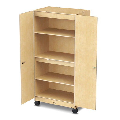 Whitney Brothers 10 Cubby Mobile Tray Storage Cabinet