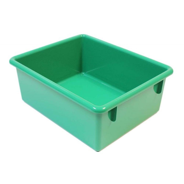 Jonti-Craft 8073JC 13 1/2 x 11 x 5 1/4 Green Plastic Tub for Tub Units