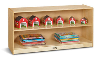 Jonti-Craft® Toddler Adjustable Mobile Straight-Shelf