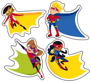 Super Power Super Kids Cut-Outs