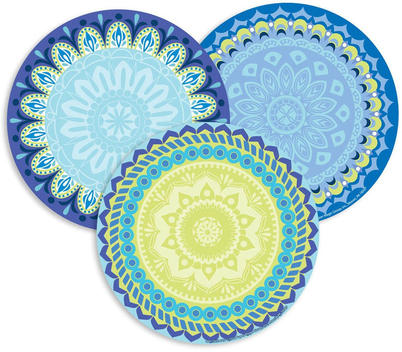 Blue Harmony Assorted Round Paper Cut Outs