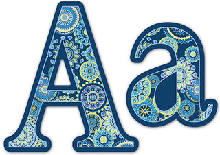Blue Harmony Circle Letters Deco Letters