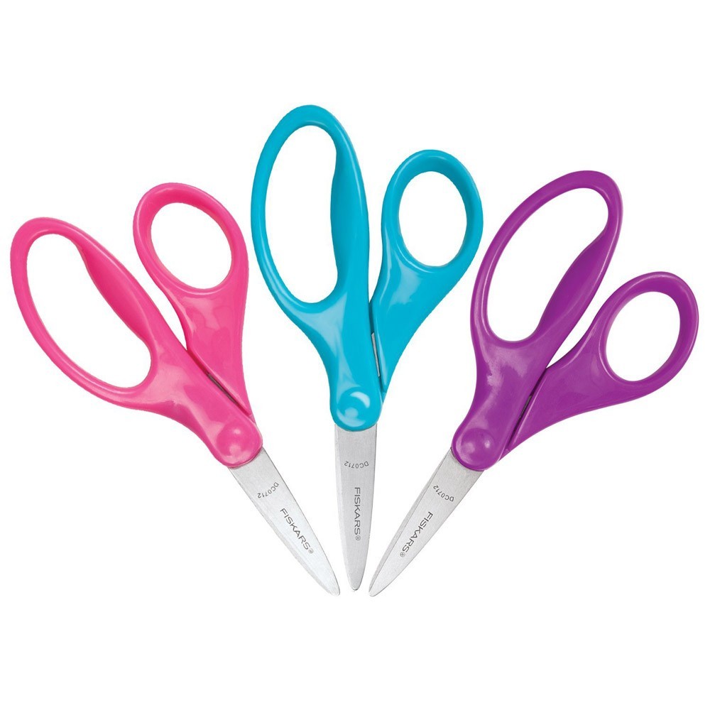 Fiskars Pointed-tip Kids Scissors (5 in.) - Blue