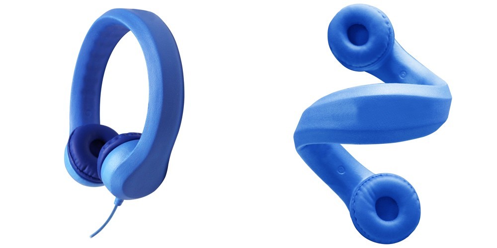 Flex-Phones Indestructable Foam Headphones (Blue)