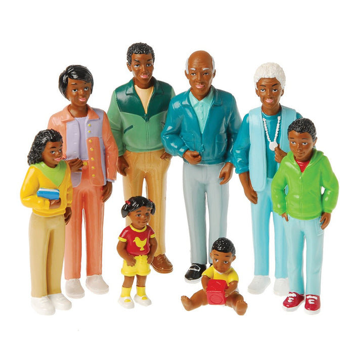 Pretend Play Family Figures (African American Family)