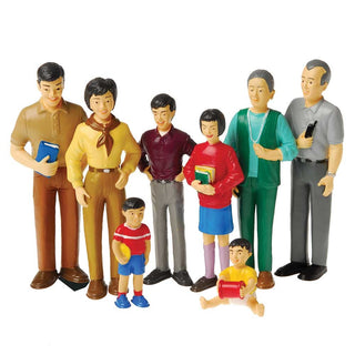 Pretend Play Family Figures (Asian Family)