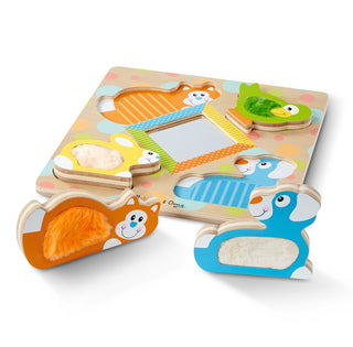 First Play Touch & Feel Peek-a-Boo Pets Puzzle