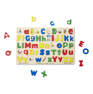 Jumbo-Sized Wood Puzzle - Upper & Lower Case Alphabet