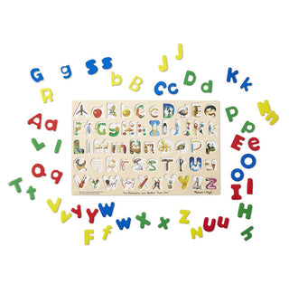 Jumbo-Sized Wood Puzzle - Upper & Lower Case Alphabet