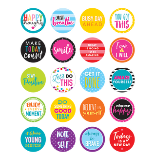 Colorful Words to Inspire Planner Stickers