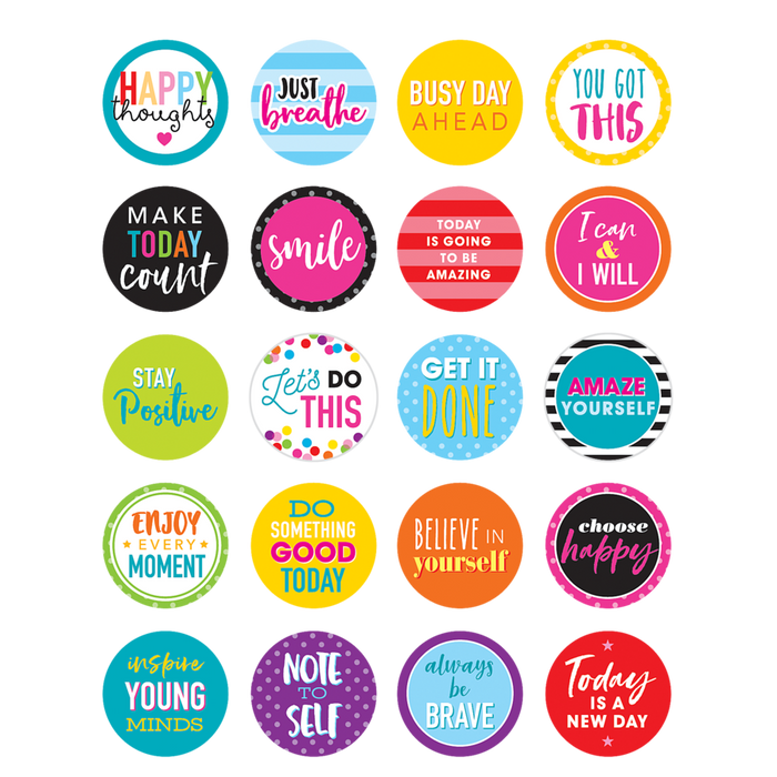 Winning Words Motivational Stickers
