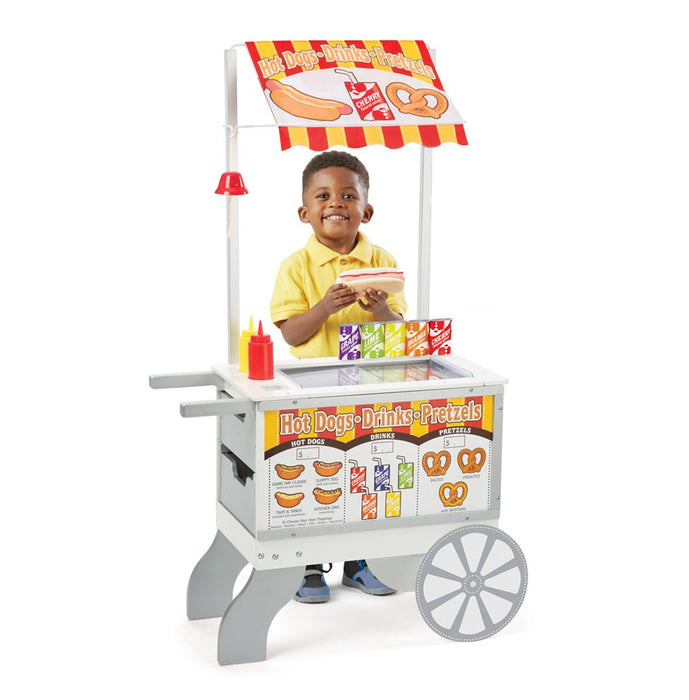 american girl hot dog cart