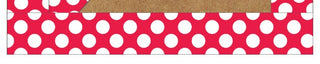 Red with Polka Dots Border(DISC)
