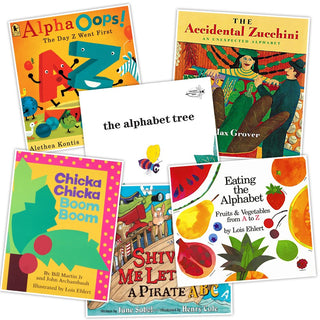 Alphabet Stories Books, Set of 6