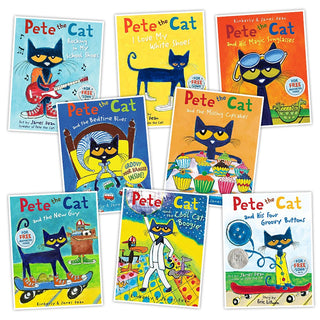 Pete the Cat Collection, Set of all 8 books