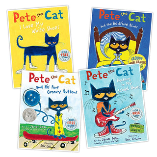 Pete the Cat Favorites Book Set, Set 2, Set of 4