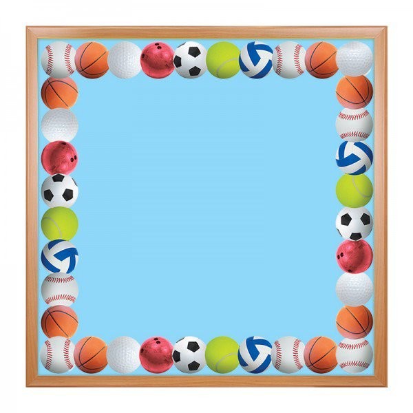 Sports Ball Die Cut Border – CM School Supply