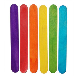 Jumbo Craft Sticks, Colored, 500 pieces