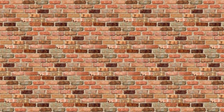 Fadeless® Reclaimed Brick Design Roll, 48" x 50'