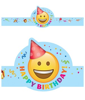 Emoji Fun Happy Birthday Crowns