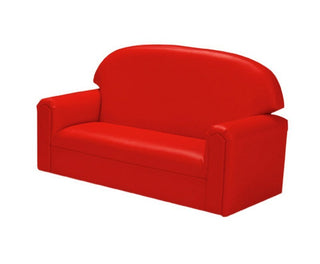 “Just Like Home” Premium Vinyl Sofa (Red)