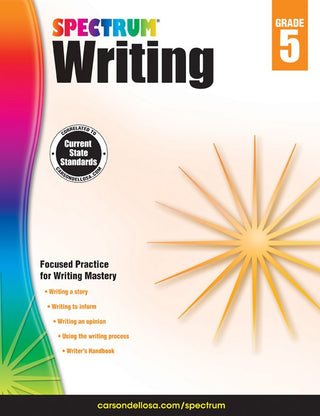 Spectrum Writing Workbook Grade 5 Paperback