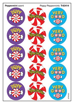 Peppy Peppermints Stinky Stickers