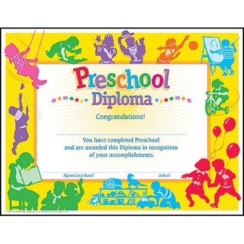 Classic Preschool Diploma – CM School Supply