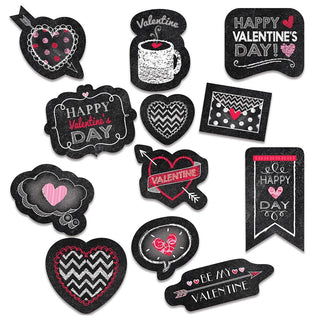 Chalk Valentine's Day Stickers