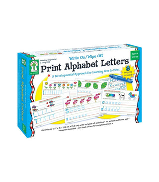 Print Alphabet  Letters Write & Wipe