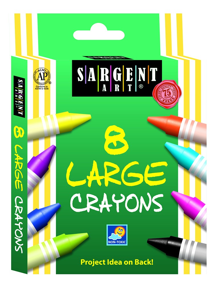 Sargent Art® Large Crayons (8 count) - 718-961