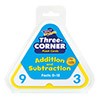 Addition/Subtraction Three Corner Flash Cards 0-12