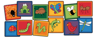 Friendly Critters Seating Kit, Set of 12, 16" Squares