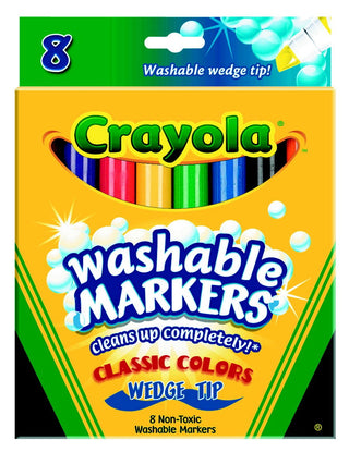 Crayola®  Washable Wedge Tip Markers (Single Pack)