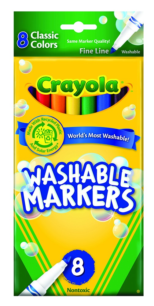 Crayola¨ Washable Thin Line Markers (Classic) (Single Pack) 376