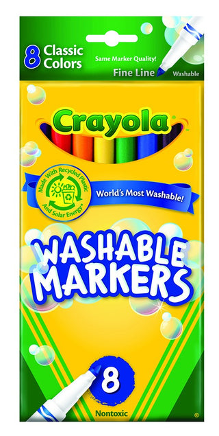 Crayola® Washable Thin Line Markers (Classic) (Single Pack)